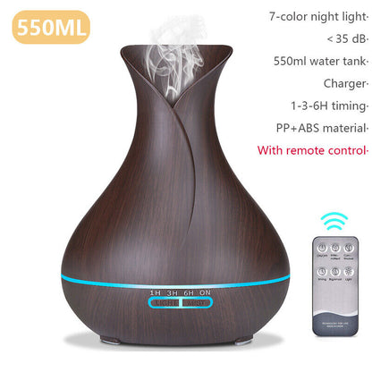 LED Aroma Aromatherapy Diffuser Essential Oil Ultrasonic Air Humidifier Purifier